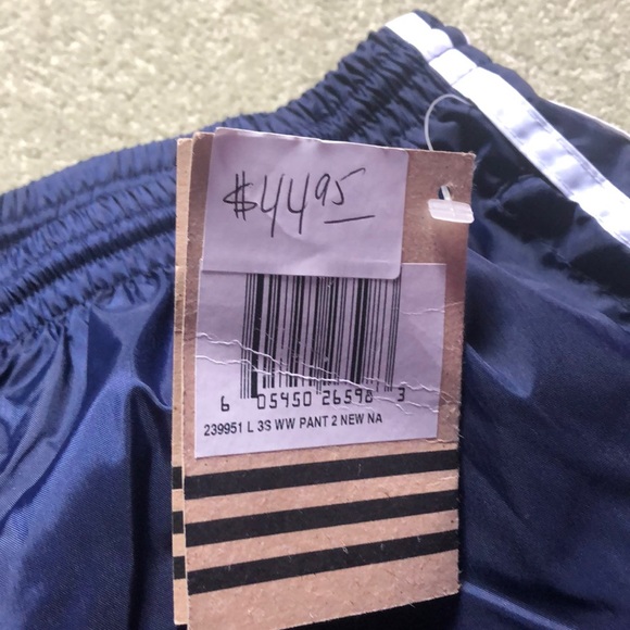 Adidas track pants purple size L - Picture 3 of 3